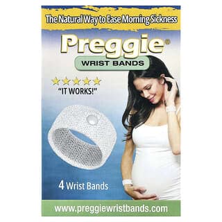 Preggie, 腕帶,白色,4 條