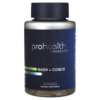 ProHealth Longevity, NADH + 輔酶 Q10,60 粒素食膠囊