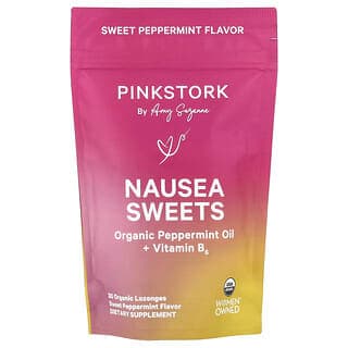 Pink Stork, Nausea Sweets,甜薄荷,30 粒有機錠劑