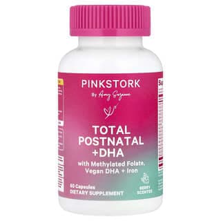 Pink Stork, 綜合產後 + DHA,60 粒膠囊