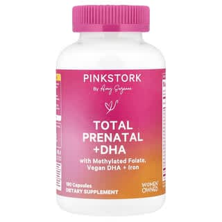 Pink Stork, 全產前 + DHA 配方,180 粒膠囊