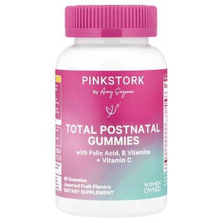 Pink Stork, 產後幫助軟糖,什錦水果味,60 粒