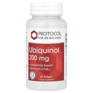 Protocol for Life Balance, 泛醇,200 毫克,60 粒軟凝膠