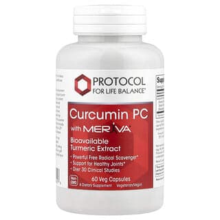 Protocol for Life Balance, 含 Meriva® 的 Curcumin PC ,60 粒素食膠囊(每粒膠囊 500 毫克)
