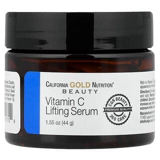 California Gold Nutrition, 維生素 C 緊膚精華,加強提亮凝膠精華素,1.55 盎司(44 克)
