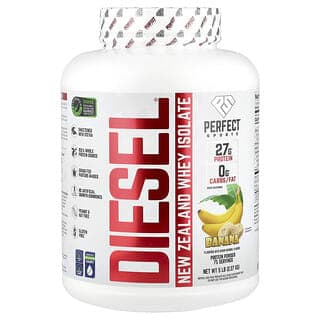 PERFECT Sports, Diesel®,紐西蘭分離乳清蛋白,香蕉味,5 磅(2.27 千克)