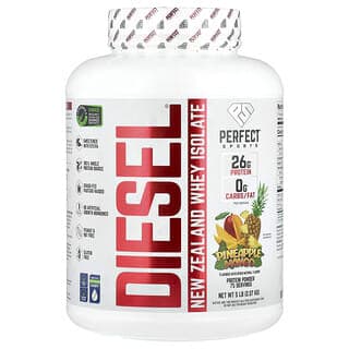 PERFECT Sports, Diesel®,紐西蘭分離乳清蛋白,鳳梨芒果味,5 磅(2.27 千克)