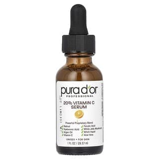Pura D'or, 專業 20 % 維生素 C 精華液,1 液量盎司(29.57 毫升)