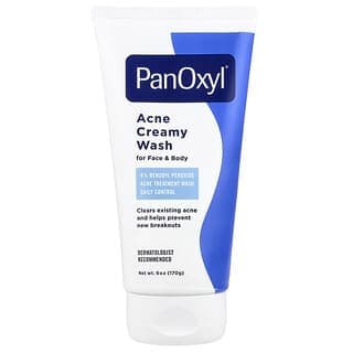 PanOxyl, 淨膚奶油潔面乳,過氧化苯甲醯 4% 日常控制,6 盎司(170 克)