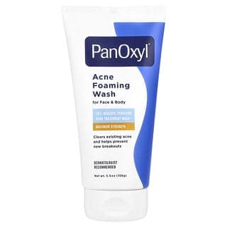 PanOxyl, 痘痘泡沫潔面乳,適用於面部和身體,特強型,5.5 盎司(156 克)