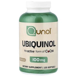 Qunol, 泛醇,100 毫克,120 粒軟膠囊