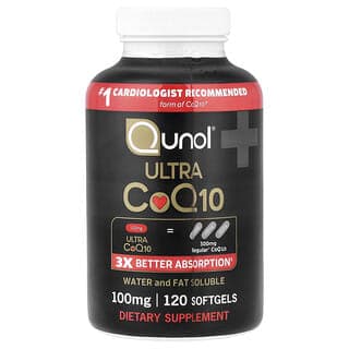 Qunol, Ultra CoQ10,100 毫克,120 粒軟凝膠