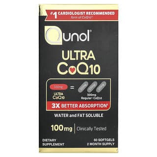 Qunol, Ultra 輔酶 Q10,60 粒軟膠囊