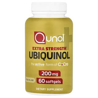 Qunol, 特強型泛醇,200 毫克,60 粒軟膠囊