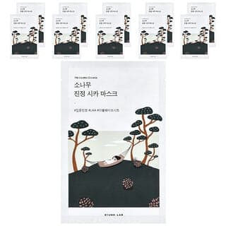 Round Lab, 松樹舒緩積雪草美容面膜,10 片,(27 毫升)