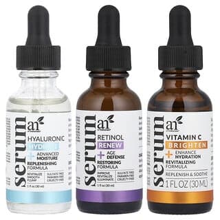 artnaturals, Serum Trio,3 件套,每套 1 液量盎司(29.5 毫升)