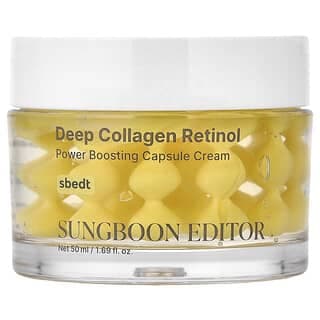 Sungboon Editor, 深層膠原視黃醇,優效膠囊乳霜,1.69 液量盎司(50 毫升)