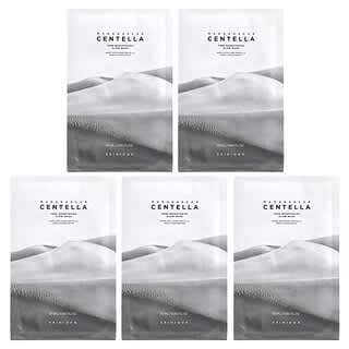 SKIN1004, 馬達加斯加積雪草,亮膚煥採美容面膜,5 片,每片 0.84 液量盎司(25 毫升)