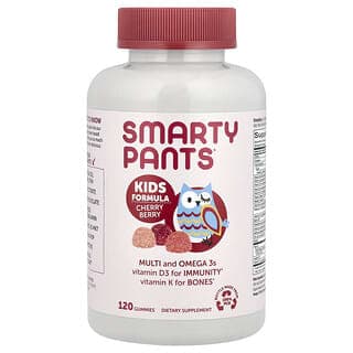 SmartyPants, 兒童配方,櫻桃漿果味,120 粒軟糖