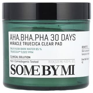 SOME BY MI, AHA/BHA/PHA 30 天 Miracle Truecica 清潔爽膚墊,70 片,4.22 液量盎司(125 毫升)