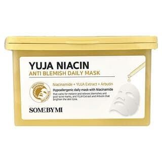 SOME BY MI, Yuja Niacin,抗瑕疵日常美容面膜,30 片,12.51 液量盎司(370 毫升)