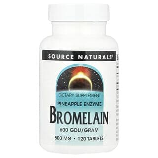Source Naturals, 菠蘿蛋白酶 600 GDU/克,120 片