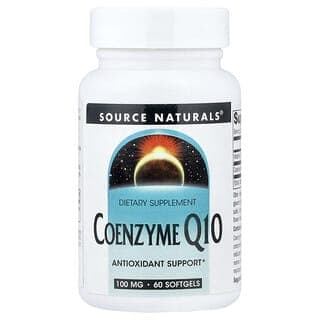 Source Naturals, 輔酶 Q10,100 毫克,60 粒軟膠囊