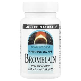 Source Naturals, 菠蘿蛋白酶,500 毫克,60 粒膠囊