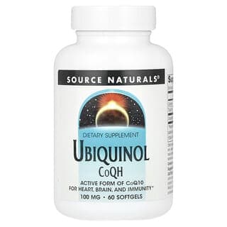 Source Naturals, 泛醇 CoQH,100 毫克,60 粒軟膠囊