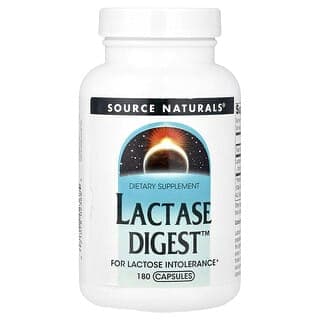 Source Naturals, LACTASE DIGEST™,180 粒膠囊(每粒 90 毫克)