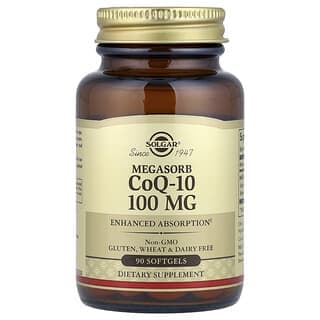 Solgar, Megasorb 輔酶 Q-10,100 毫克,90 粒軟膠囊