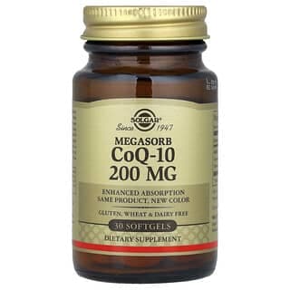 Solgar, 高吸收輔酶 Q-10,200 毫克,30 粒軟膠囊