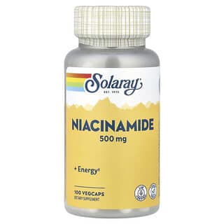 Solaray, 煙醯胺,500 毫克,100 粒素食膠囊