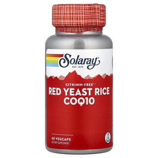 Solaray, 紅麴米輔酶 Q10,60 粒素食膠囊