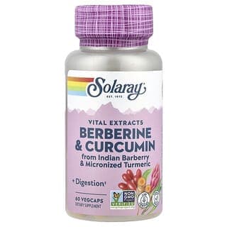 Solaray, 小蘗鹼和薑黃素,60 粒素食膠囊