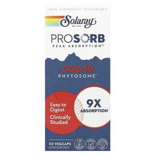 Solaray, 輔酶 Q-10 磷脂複合物,200 毫克,30 粒素食膠囊