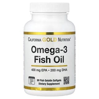 California Gold Nutrition, Omega-3 魚油,Vivomega 甘油三酯,1,000 毫克,90 粒魚軟凝膠