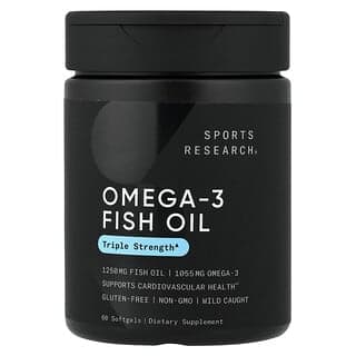 Sports Research, Omega-3 魚油,60 粒軟膠囊