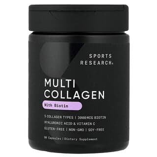 Sports Research, 含生物維生素的複合膠原蛋白,90 粒膠囊