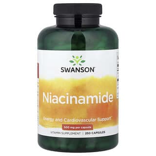 Swanson, 煙酰胺,500 毫克,250 粒膠囊