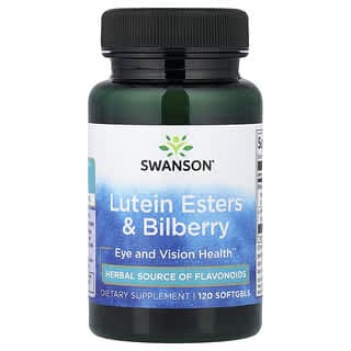 Swanson Vitamins, 葉黃素酯和山桑子,120 粒軟凝膠