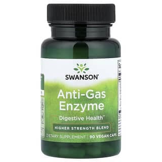 Swanson Vitamins, 防脹氣酶,優效混合物,90 粒全素膠囊