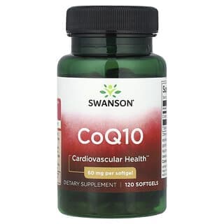 Swanson Vitamins, 輔酶 Q10,60 毫克,120 粒軟膠囊