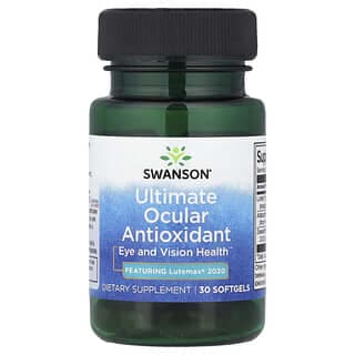 Swanson Vitamins, 高級眼部抗氧劑,30 粒軟凝膠