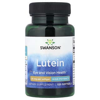 Swanson Vitamins, 葉黃素,優效,20 毫克,120 粒軟膠囊