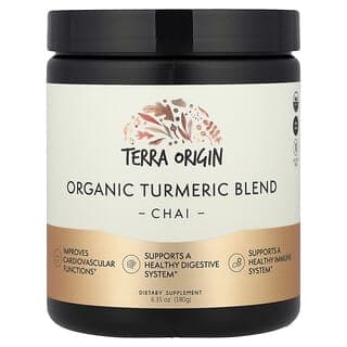 Terra Origin, 有機薑黃混合物,印度茶,6.35 盎司(180 克)