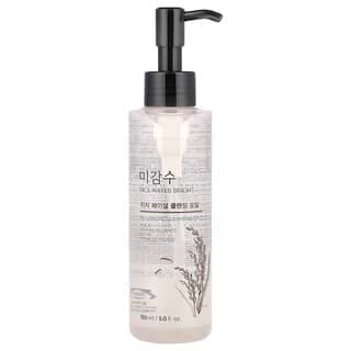 The Face Shop, Rice Water Bright,豐盈亮膚卸妝油,適合中性至乾性皮膚,5 液量盎司(150 毫升)