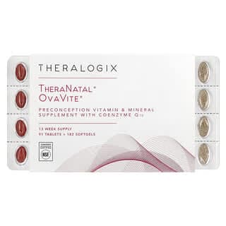 Theralogix, TheraNatal,OvaVite,91 片 + 182 粒軟膠囊