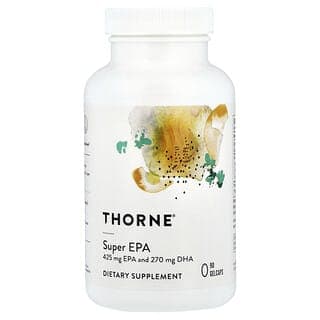 Thorne, Super EPA,EPA 和 DHA,90 粒膠丸