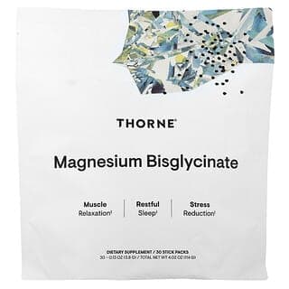 Thorne, 雙甘氨酸鎂,30 條,每條 0.13 盎司(3.8 克)